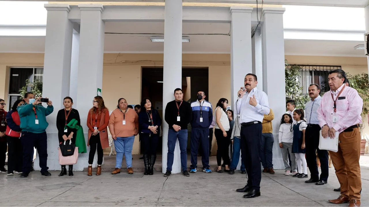 Fortalece Gobernadora Delfina Gómez escuelas de Texcoco Teotihuacán y Otumba con obras de infraestructura por 211 mdp
