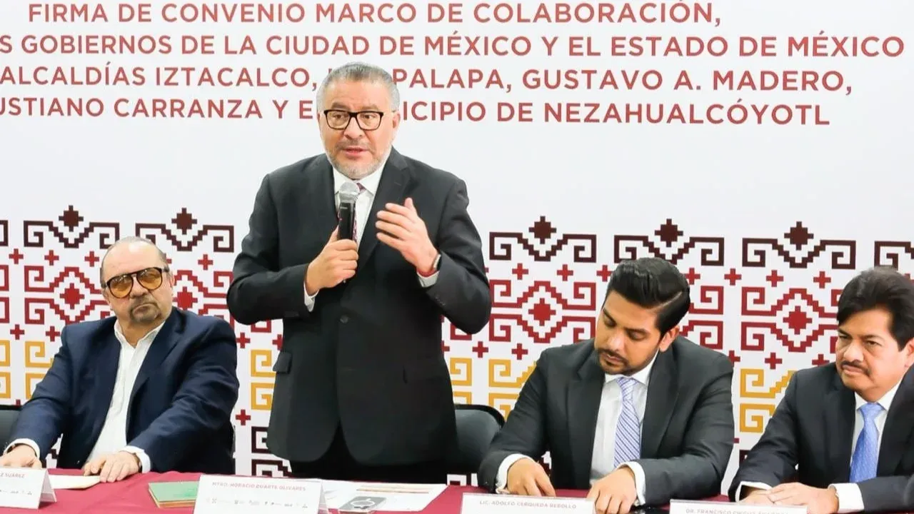 Acuerdan Gobierno del Edomex y CDMX fortalecer servicios y desarrollo urbano en la Zona Metropolitana