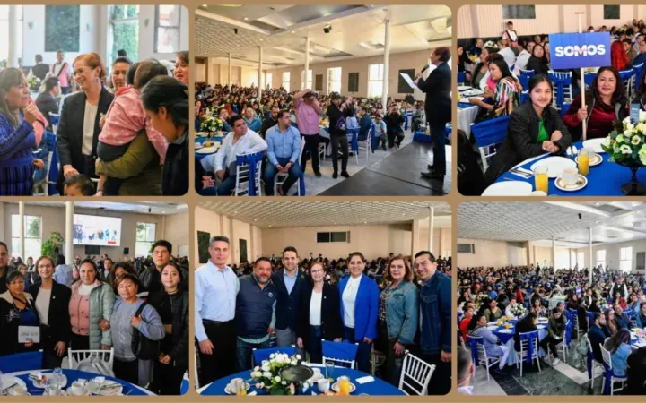 Angélica Moya reconoció el trabajo territorial de la militancia del PAN que lleva años demostrando su compromiso por Naucalpan
