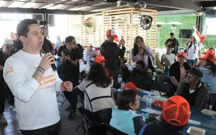 Arranca precampaña Mario Ceballos con la apuesta de “pintar de naranja” Atizapán de Zaragoza