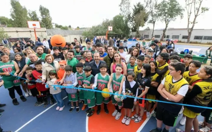Gobierno de Atizapán de Zaragoza y ABCO rescatan canchas deportivas en la colonia México Nuevo