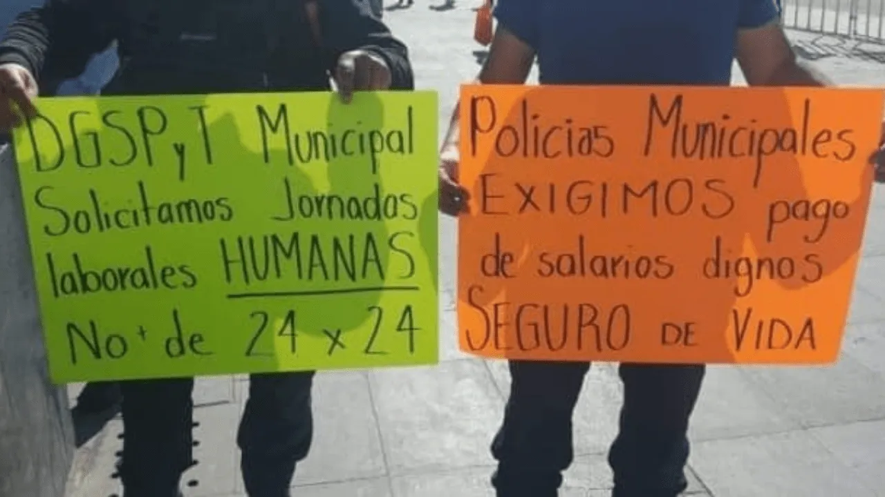 Gobierno de Ecatepec incumple pago salarial a 6 mil trabajadores sindicalizados y de confianza, realizan manifestación