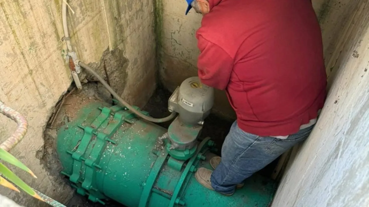Logra Oapas Naucalpan llevar agua al tanque San Mateo