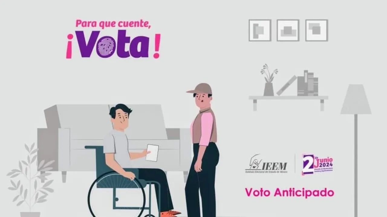 Mexiquenses podrán votar anticipadamente en la elección de diputaciones locales y ayuntamientos