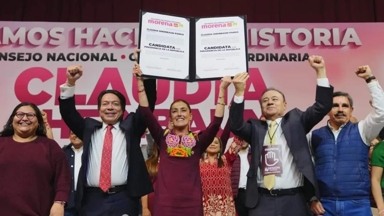 Por unanimidad, el Consejo Nacional de morena declara a Claudia Sheinbaum Candidata a la Presidencia de México
