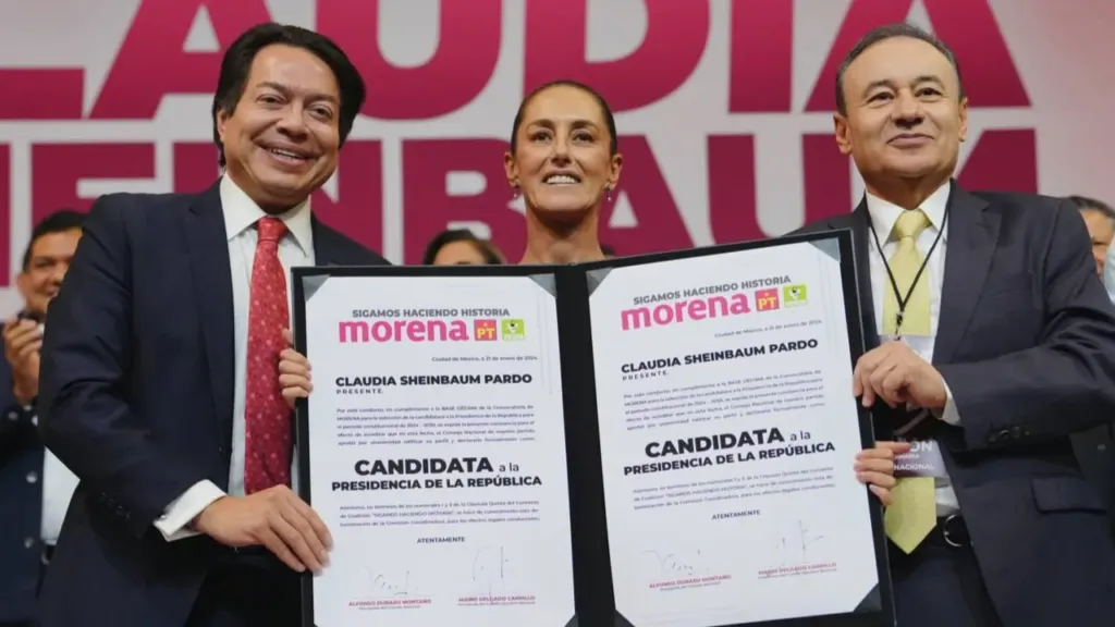 Por unanimidad, el Consejo Nacional de morena declara a Claudia Sheinbaum Candidata a la Presidencia de México