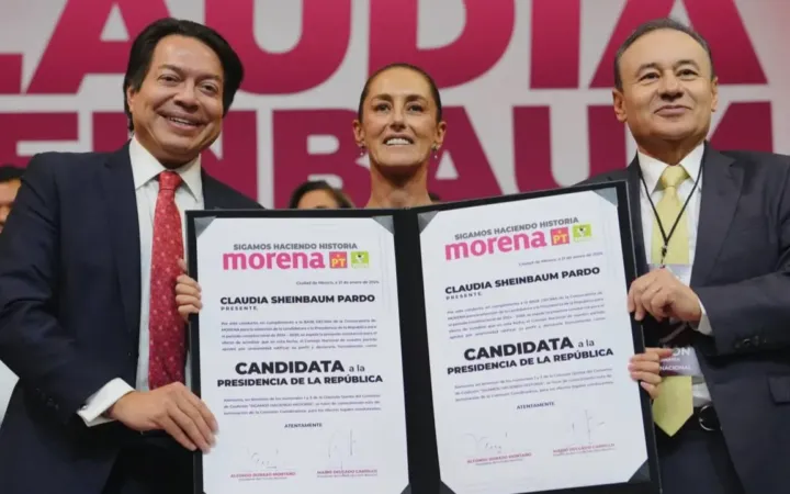Por unanimidad, el Consejo Nacional de morena declara a Claudia Sheinbaum Candidata a la Presidencia de México