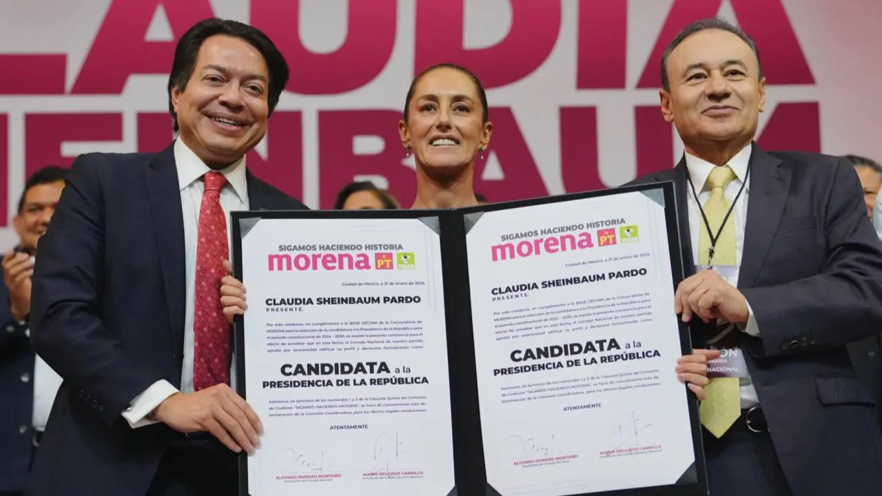 Por unanimidad, el Consejo Nacional de morena declara a Claudia Sheinbaum Candidata a la Presidencia de México