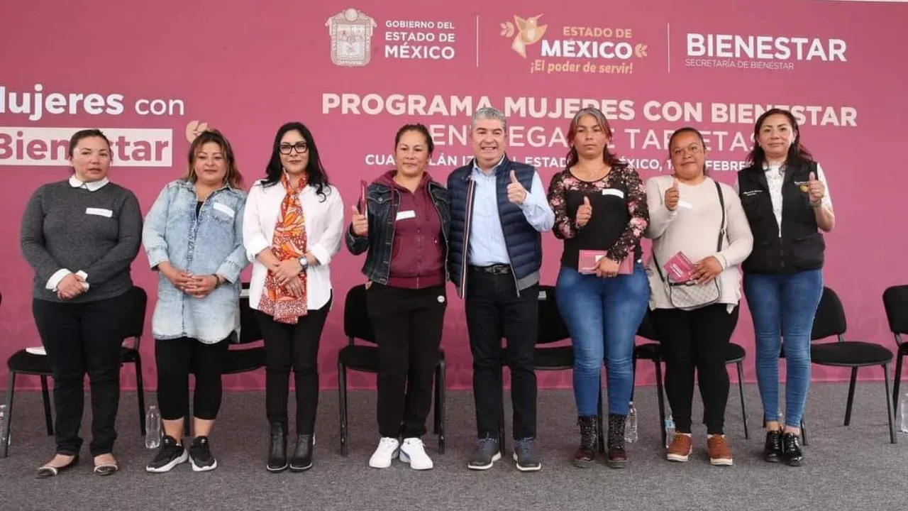 A cinco meses del Gobierno de Delfina Gómez Álvarez, 650 mil mexiquenses están inscritas en el programa Mujeres con Bienestar
