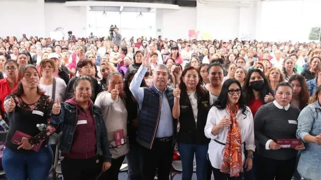 A cinco meses del Gobierno de Delfina Gómez Álvarez, 650 mil mexiquenses están inscritas en el programa Mujeres con Bienestar