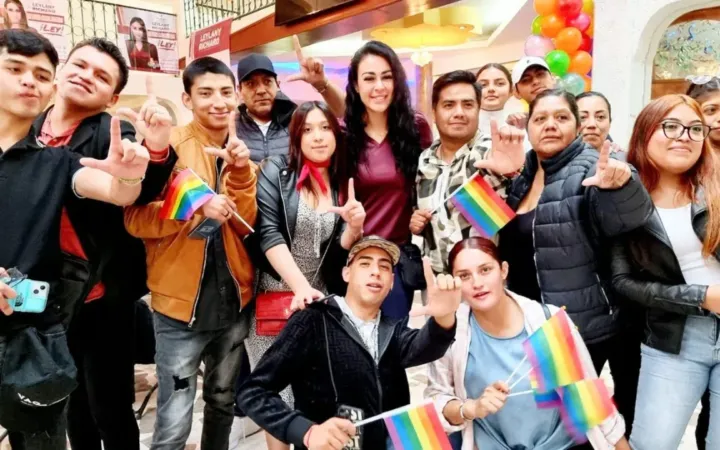 Comunidad LGBTTTIQ+, da total respaldo a Leylany Richard en Atizapán de Zaragoza