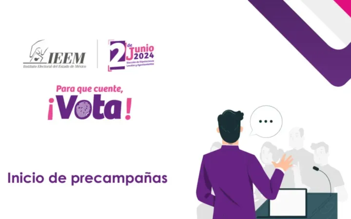 Concluyeron las precampañas de la Elección de Diputaciones Locales y Ayuntamientos 2024 en la entidad mexiquense