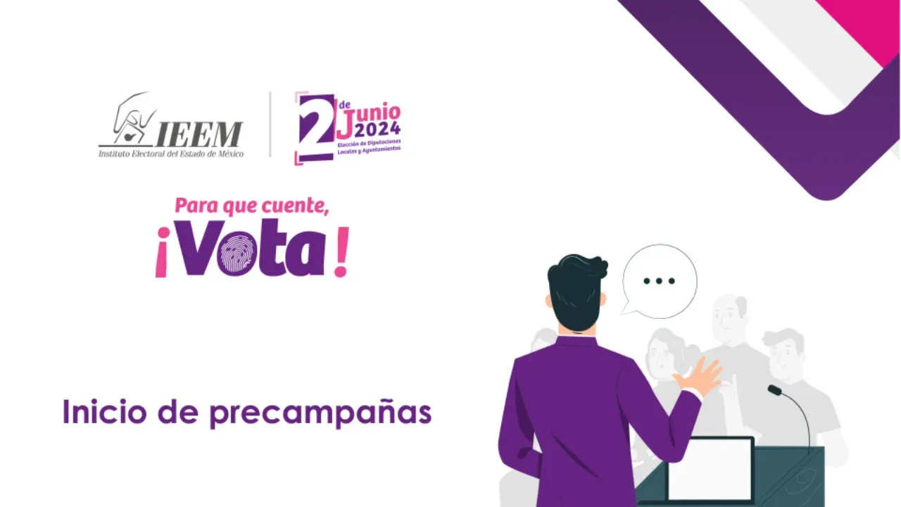 Concluyeron las precampañas de la Elección de Diputaciones Locales y Ayuntamientos 2024 en la entidad mexiquense