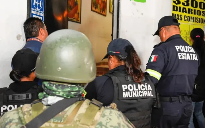 Detienen a 17 en megaoperativo rastrillo en Naucalpan