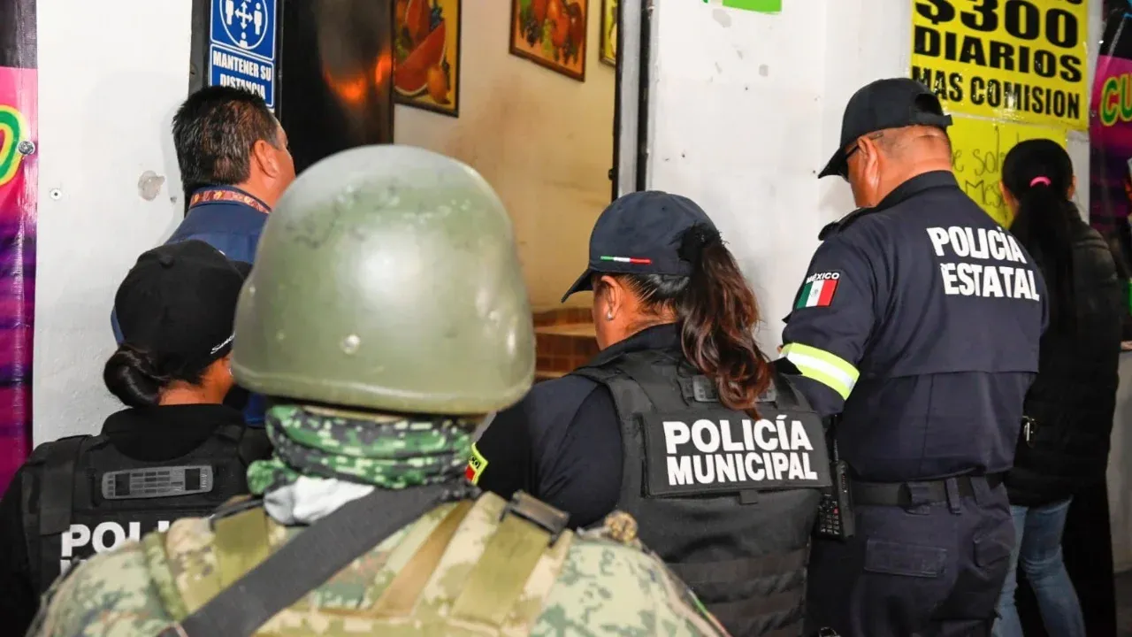 Detienen a 17 en megaoperativo rastrillo en Naucalpan