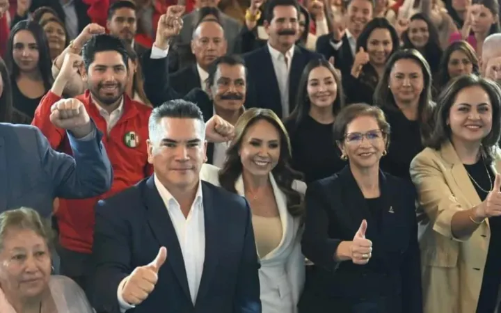 El líder del CEN del PRI Alejandro Moreno llamó desde Naucalpan a un Cierre de Filas Nacional contra visión autoritaria del actual régimen