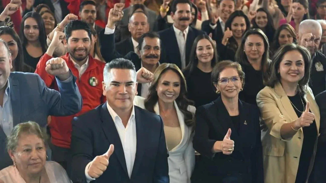 El líder del CEN del PRI Alejandro Moreno llamó desde Naucalpan a un Cierre de Filas Nacional contra visión autoritaria del actual régimen