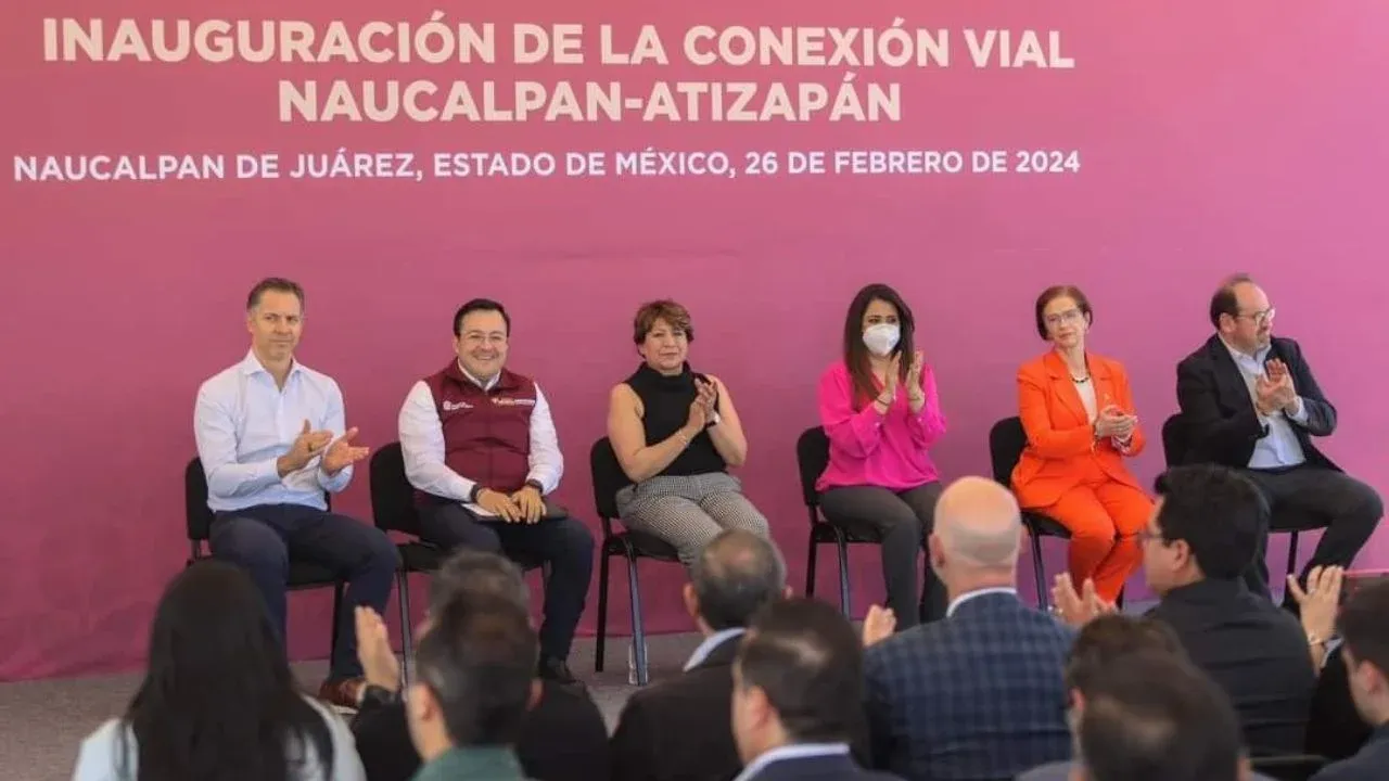 Inaugura la Gobernadora Delfina Gómez la Vialidad de Interconexión Naucalpan-Atizapán