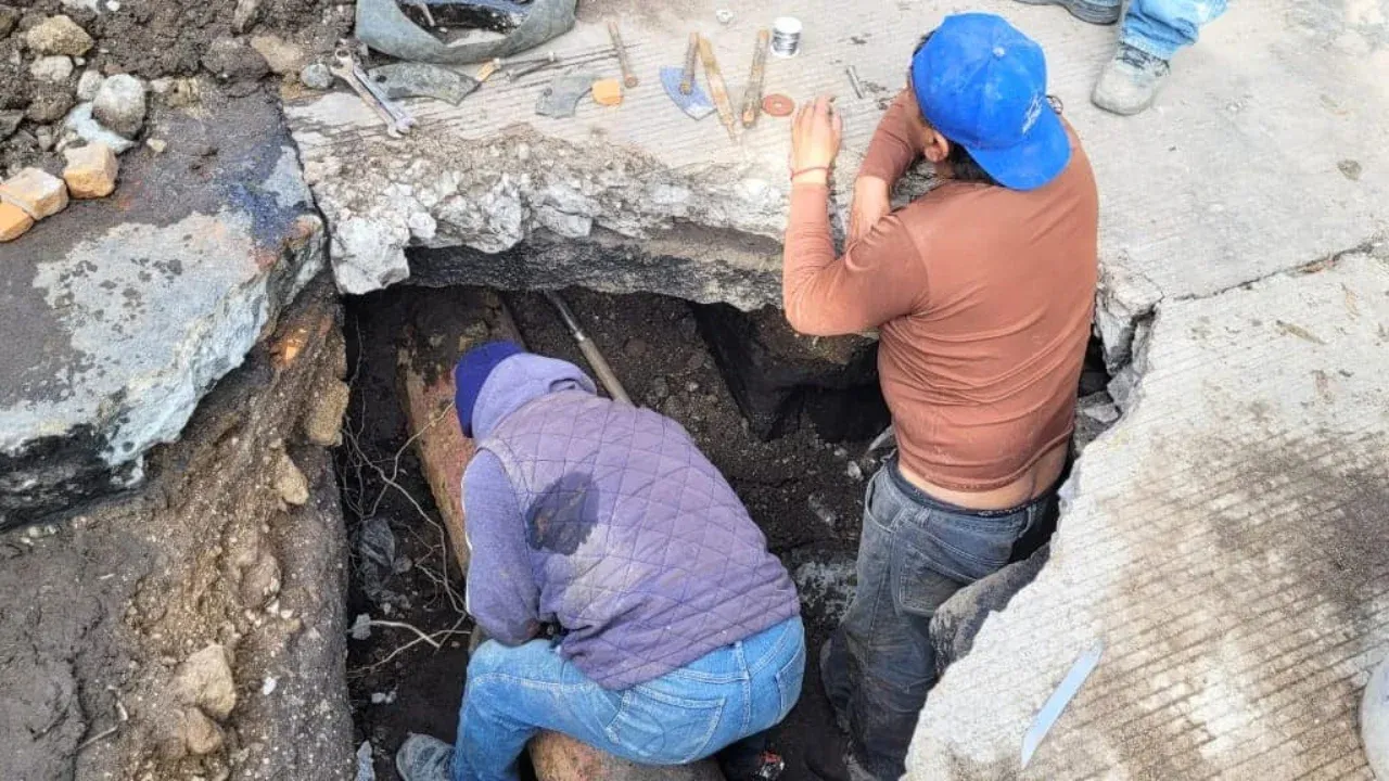 Oapas Naucalpan redobla esfuerzos en mantenimiento al sistema hidráulico en el municipio ante crisis hídrica