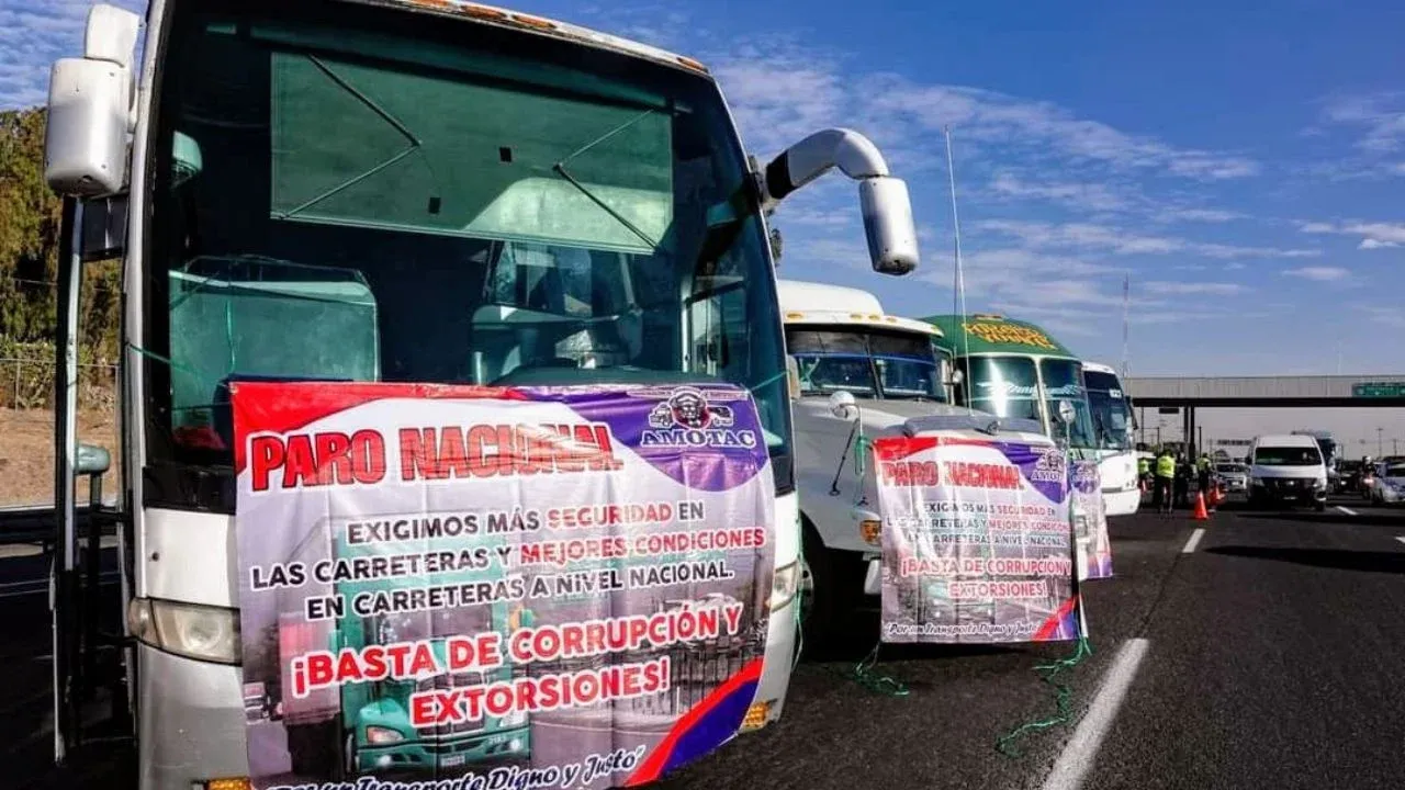 Paro Nacional de Transportistas paraliza la ZMVM