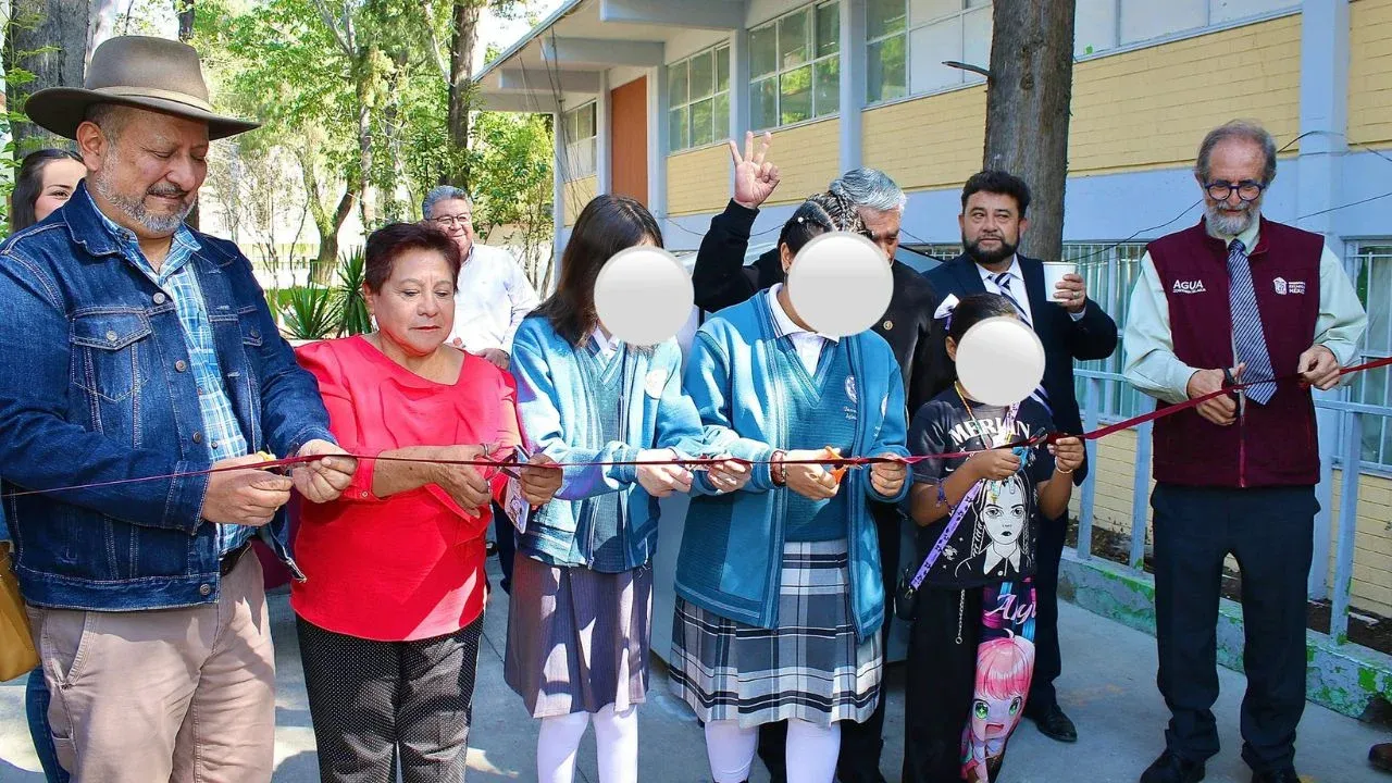 Ponen en operación sistema de Captación de Agua de lluvia en Centro Educativo de Tlalnepantla