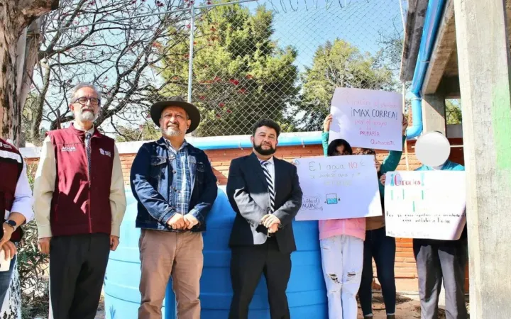 Ponen en operación sistema de Captación de Agua de lluvia en Centro Educativo de Tlalnepantla