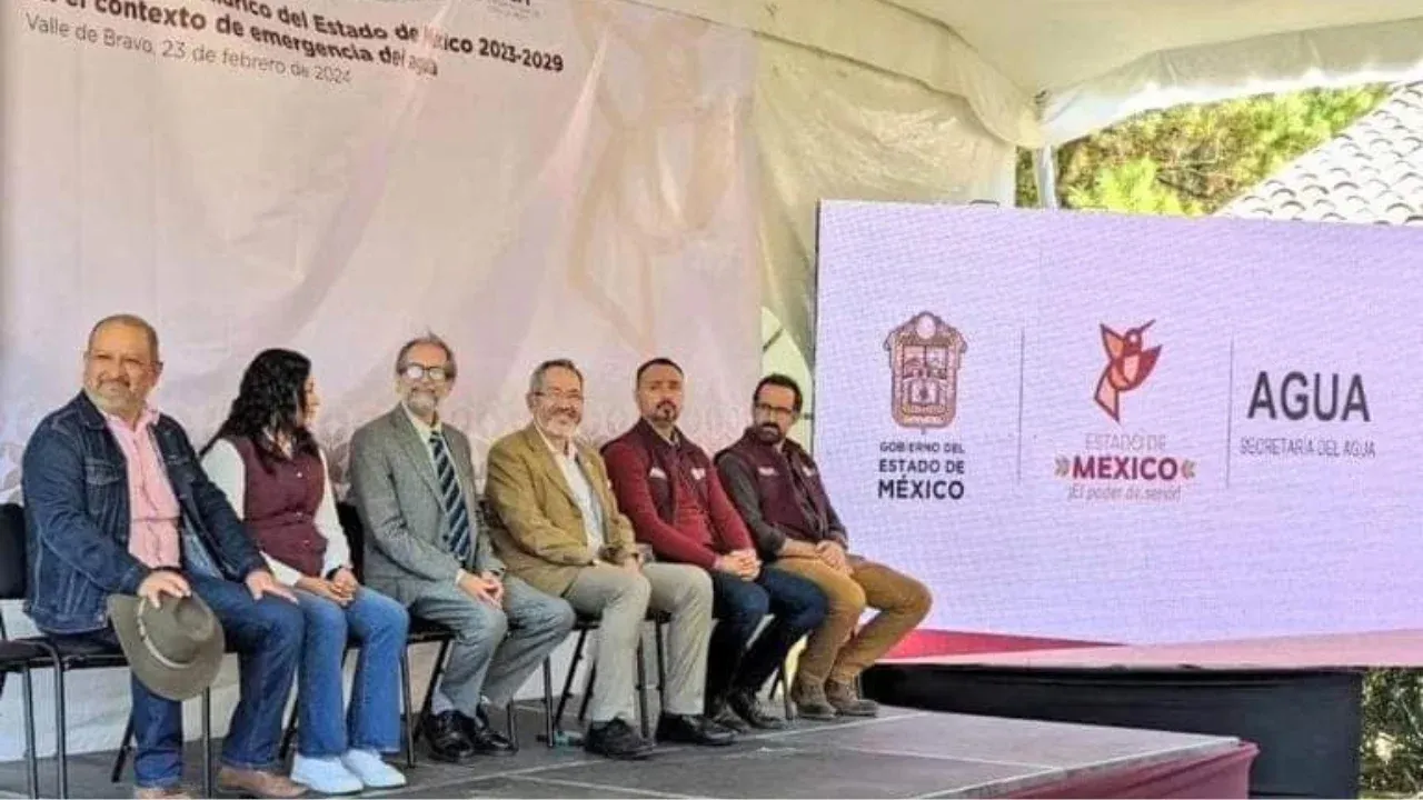 Presenta Edomex plan hídrico Emergente para enfrentar crisis del agua