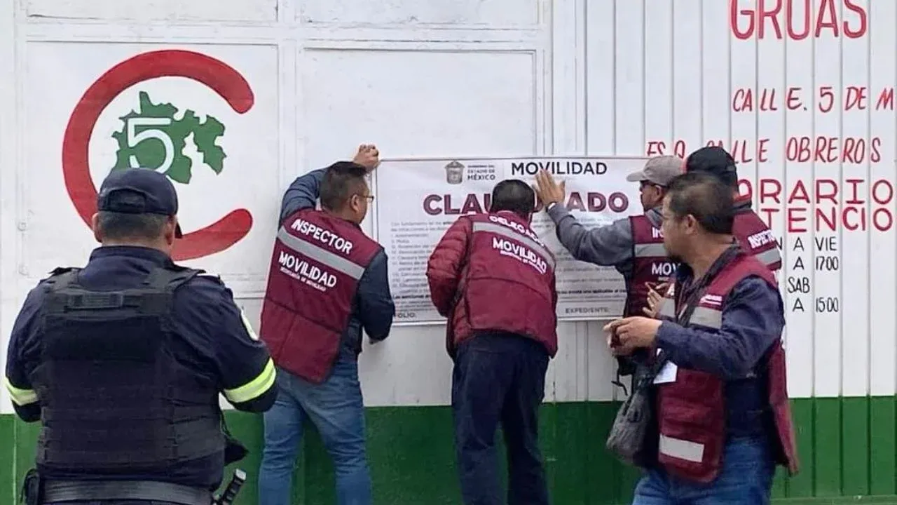 Tras operativo conjunto SEMOV, SSEM y FGJEM clausuran tres establecimientos clandestinos de grúas y depósitos de vehículos