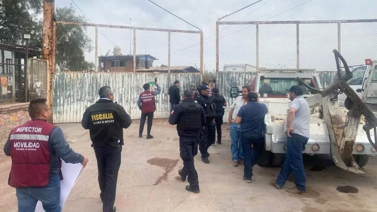 Tras operativo conjunto SEMOV, SSEM y FGJEM clausuran tres establecimientos clandestinos de grúas y depósitos de vehículos