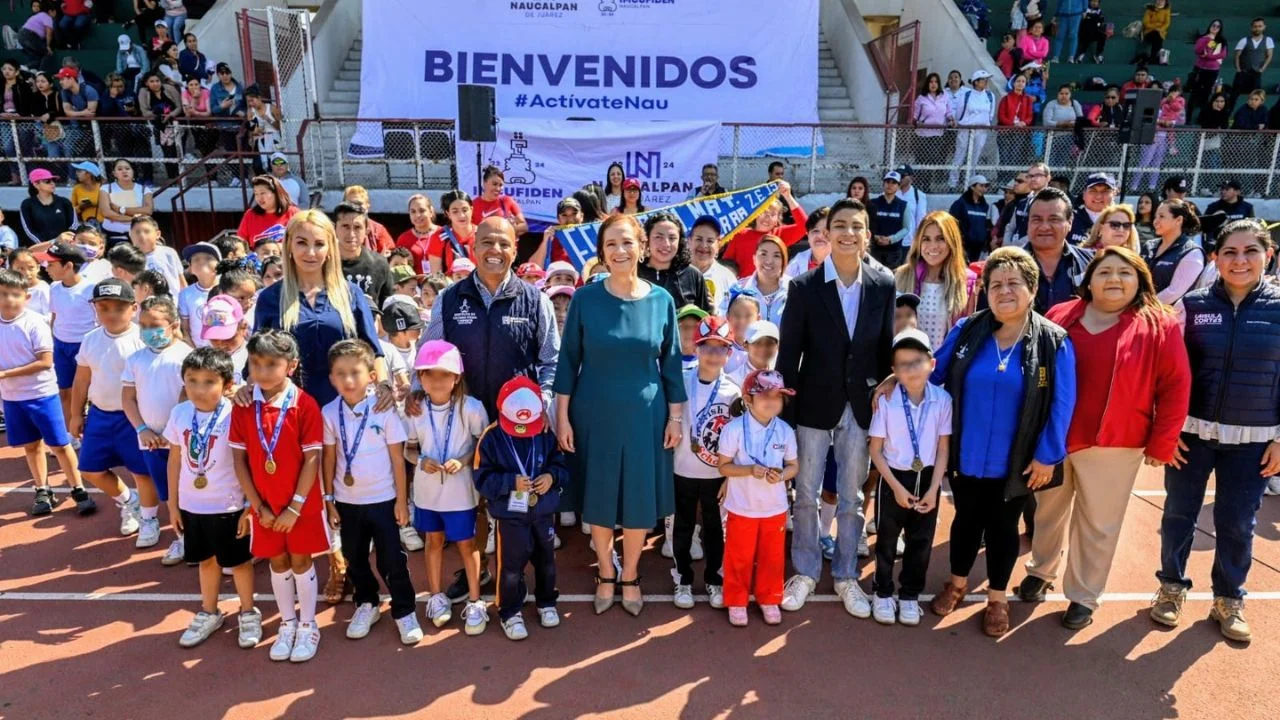 Realiza Naucalpan miniolimpiada pequeños grandes atletas