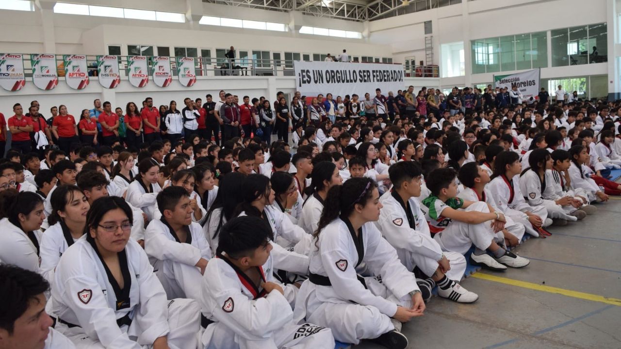 Recibe Ciudad Deportiva Estado de México a más de 700 taekwondoínes en Tope de Selecciones de la FMTKD