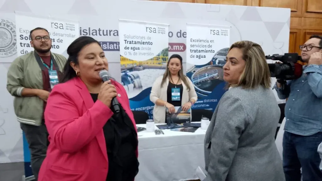 Beatriz García expone principales líneas de conducción legislativa que impulsa para garantizar uso eficiente del agua en Edomex