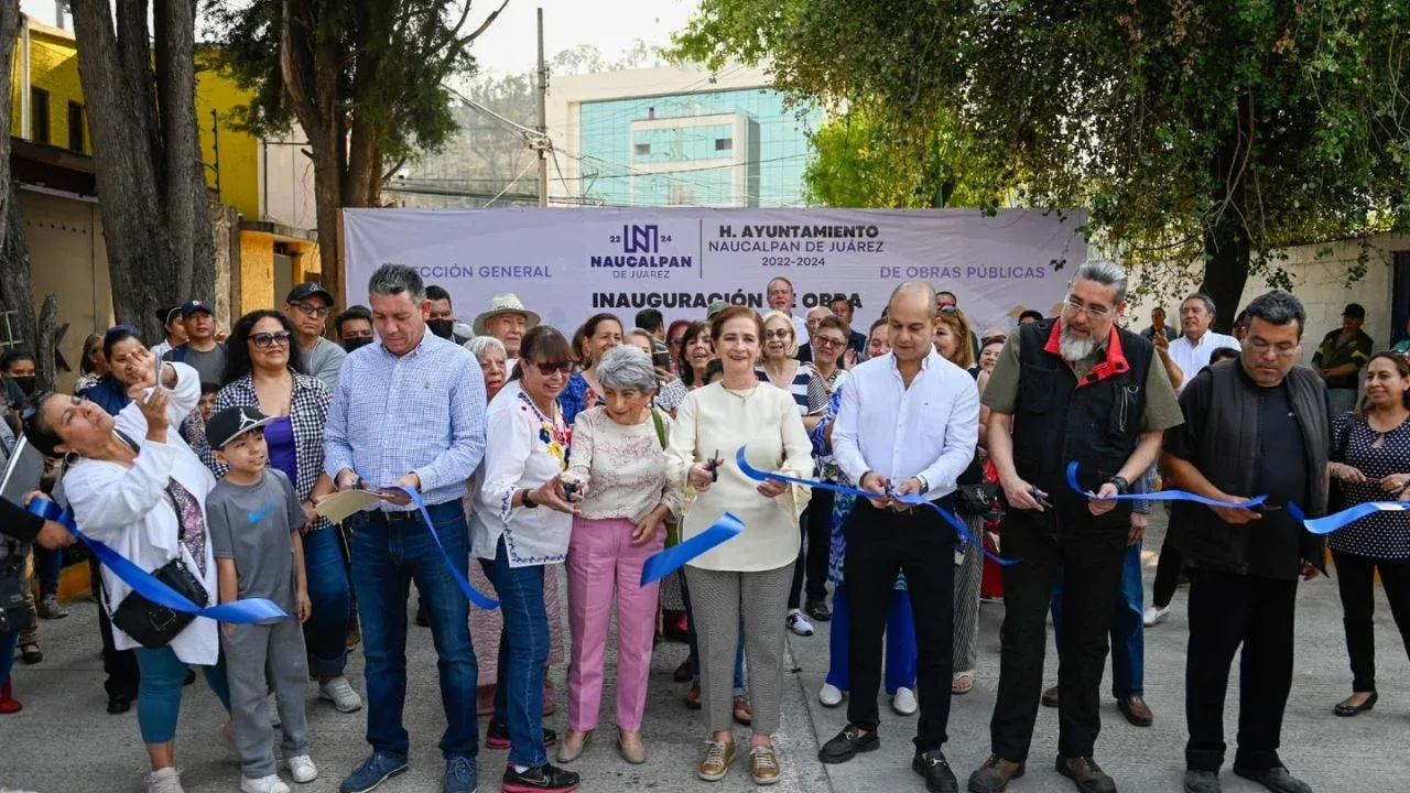 Con una inversión de 12.5 mdp rehabilitan calles en Jardines de San Mateo y Ciudad Satélite