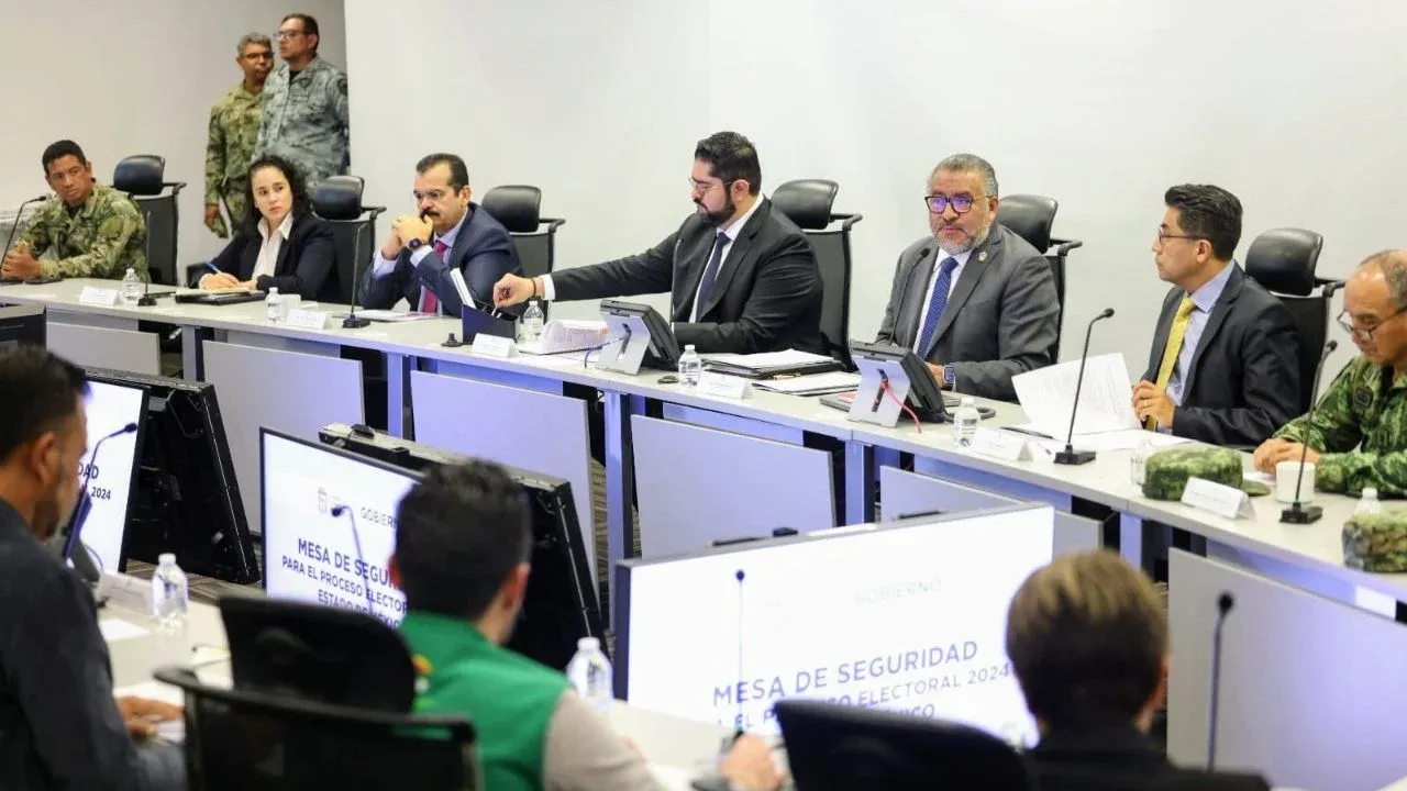 El Secretario General de Gobierno instaló la Mesa de Seguridad para el Proceso Electoral 2024