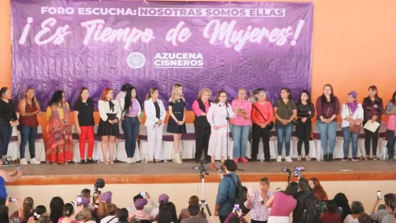 Las mujeres no pediremos permiso para transformar Ecatepec: Azucena Cisneros