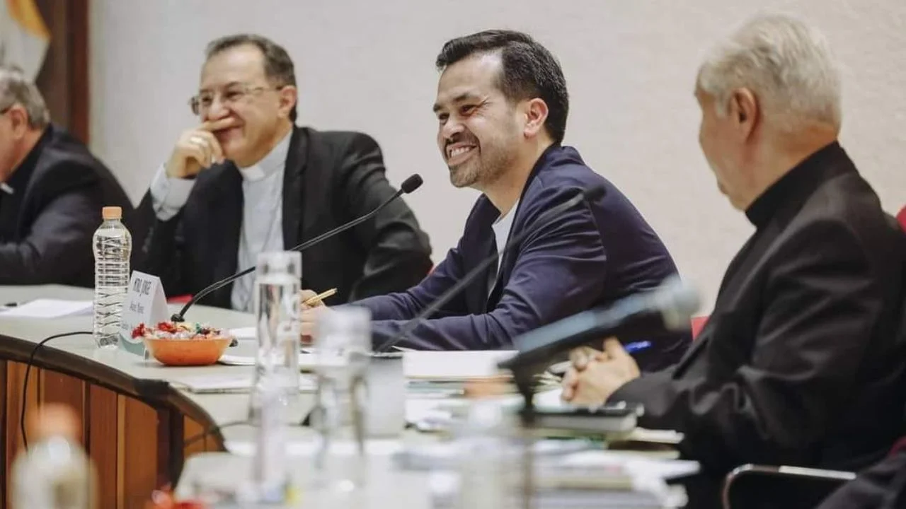 Episcopado Mexicano recibe a Jorge Álvarez Máynez candidato Presidencial de Movimiento Ciudadano