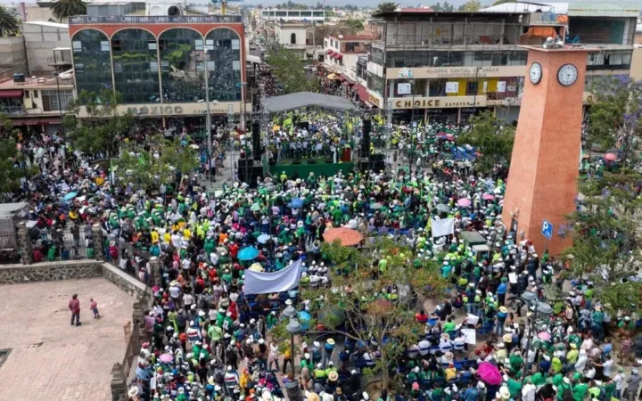 Acude “plana mayor” del PVEM nacional con los más de 30 mil movilizados en arranques de campaña del Edomex*
