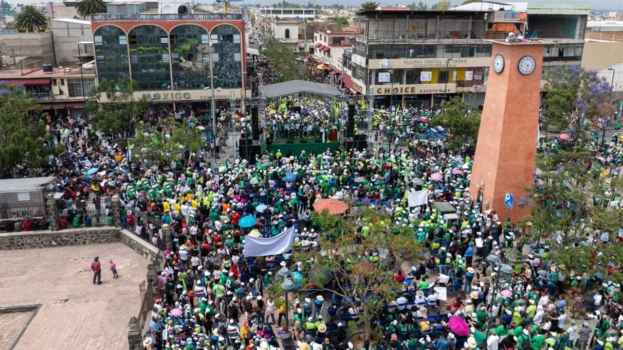 Acude “plana mayor” del PVEM nacional con los más de 30 mil movilizados en arranques de campaña del Edomex*