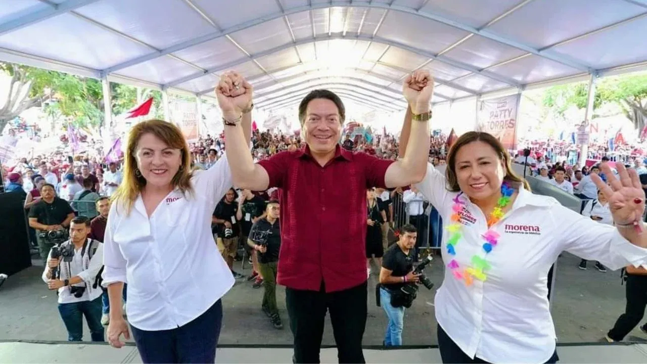 Desde Morelos, Mario Delgado llama al “voto parejo” por el movimiento de transformación este 2 de junio