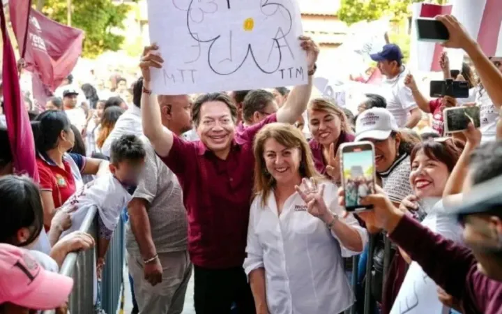 Desde Morelos, Mario Delgado llama al “voto parejo” por el movimiento de transformación este 2 de junio