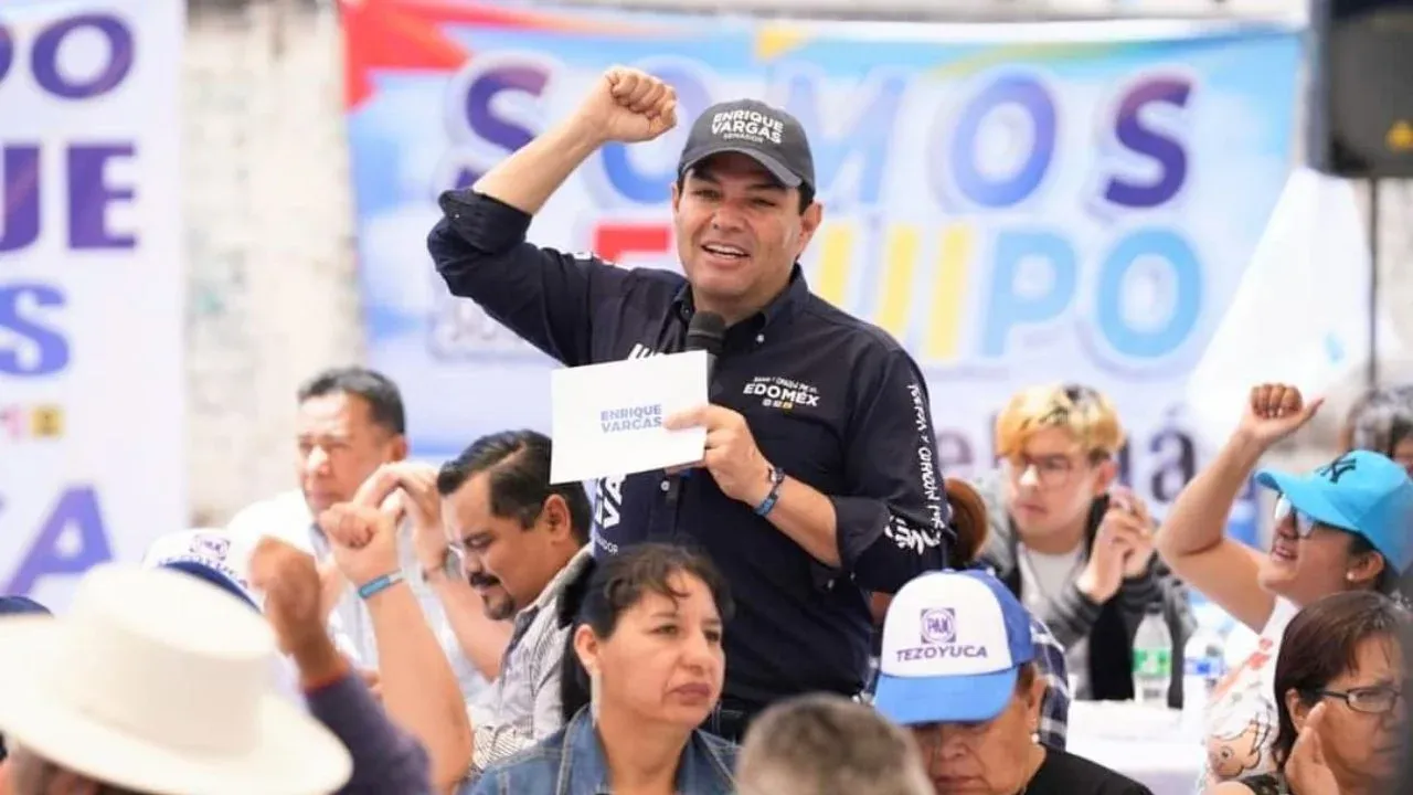 Enrique Vargas confió en volver a ganar la región de Tezoyuca para la Coalición Fuerza y Amor por México