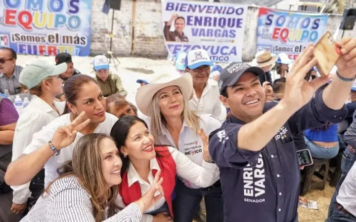 Enrique Vargas confió en volver a ganar la región de Tezoyuca para la Coalición Fuerza y Amor por México