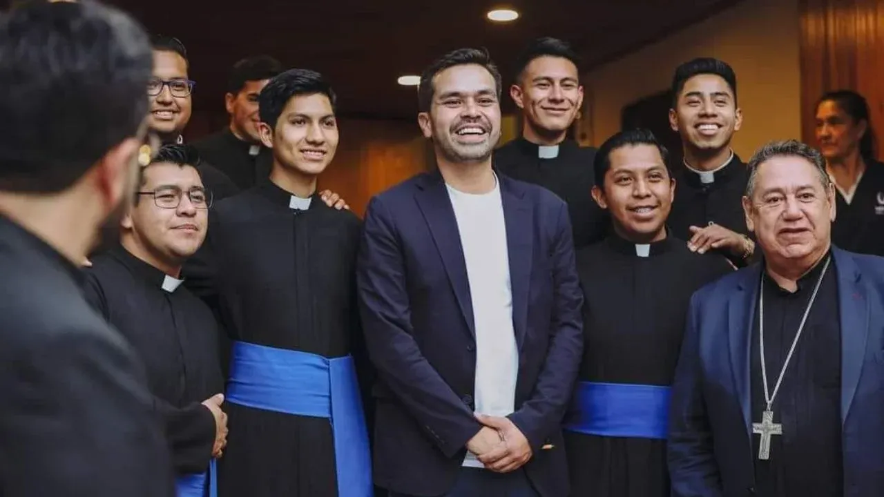 Episcopado Mexicano recibe a Jorge Álvarez Máynez, candidato Presidencial de Movimiento Ciudadano