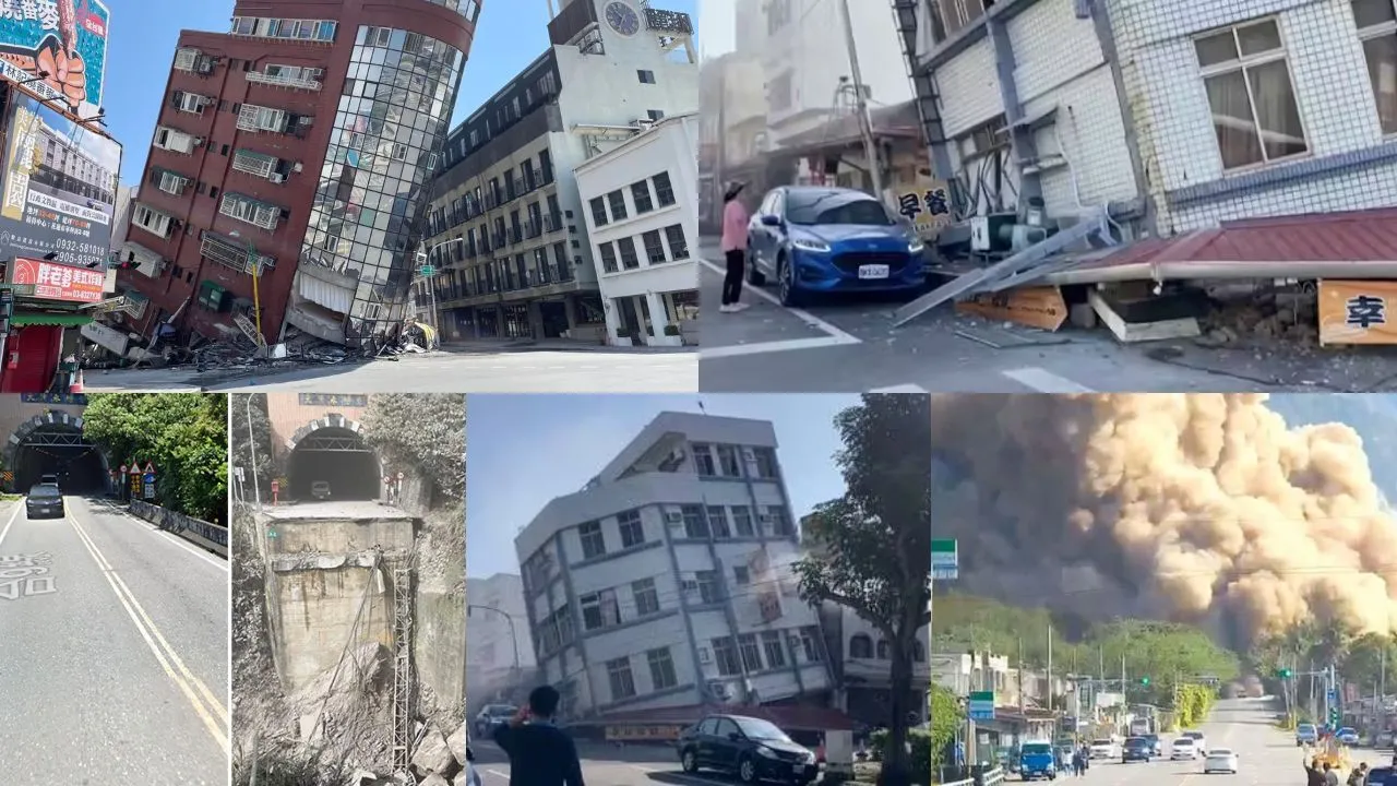 Fuerte terremoto en Taiwan: Daños, muertes, colapsos y más.