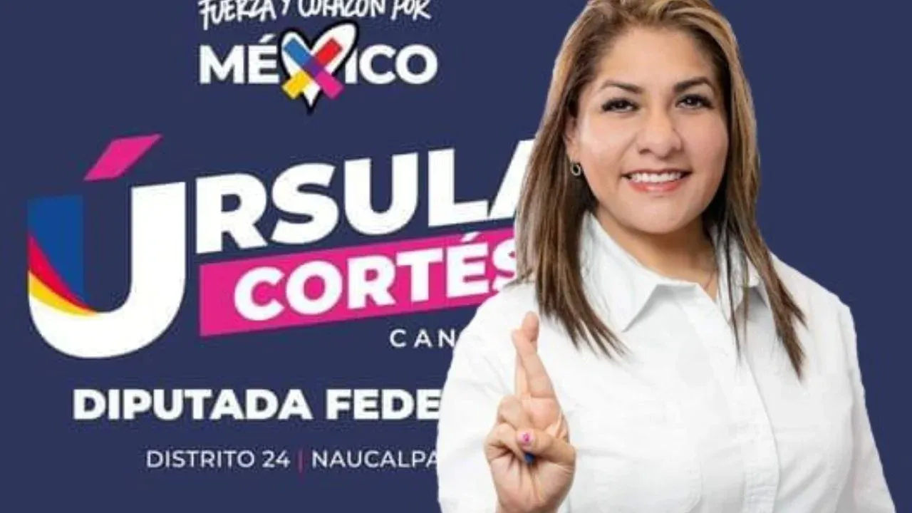 La candidata de la Coalición Fuerza y Amor Por México al Distrito Electoral Federal N0.024, Úrsula Cortés descartó postulación inelegible