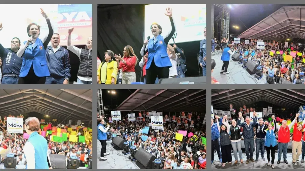 Más de 4 mil Naucalpenses arroparon a la Candidata Angélica Moya en su inicio de campaña