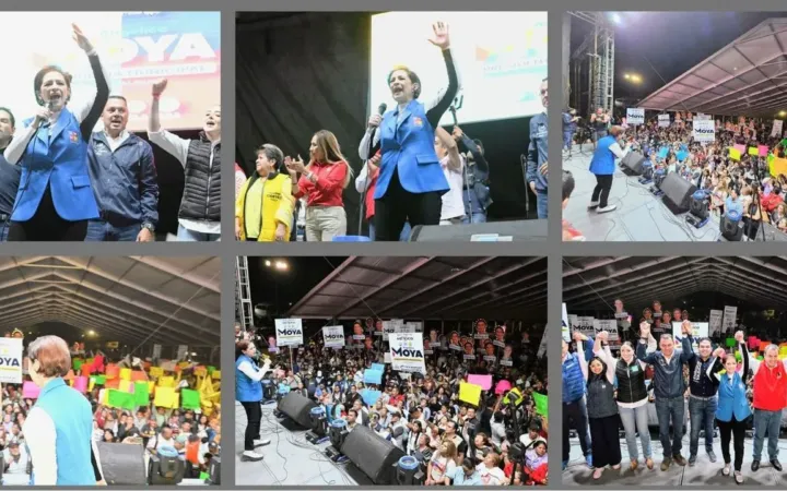 Más de 4 mil Naucalpenses arroparon a la Candidata Angélica Moya en su inicio de campaña