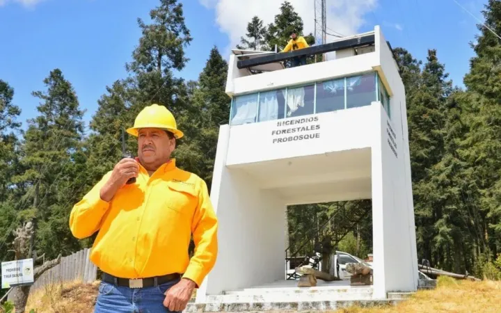 Registra Edomex 28 Torres de Vigilancia Forestal para detectar y reportar incendios forestales