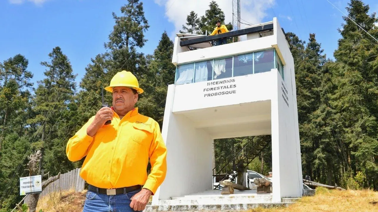 Registra Edomex 28 Torres de Vigilancia Forestal para detectar y reportar incendios forestales