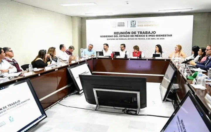 Supervisan IMSS y gobierno del Edomex avances sobre federalización del sistema de salud al modelo IMSS-Bienestar